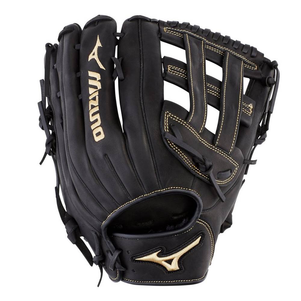 Mizuno Men's MVP Series Slowpitch Softball Glove 13" Black (312782-RVT)